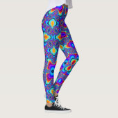 LEGGINGS MARDI GRAS (FRACTALE EXPLOSIE) (Rechts)