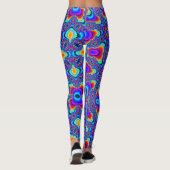 LEGGINGS MARDI GRAS (FRACTALE EXPLOSIE) (Achterkant)