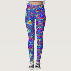 LEGGINGS MARDI GRAS (FRACTALE EXPLOSIE)