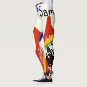 Leggings med samiska tecken och färger! (Links)