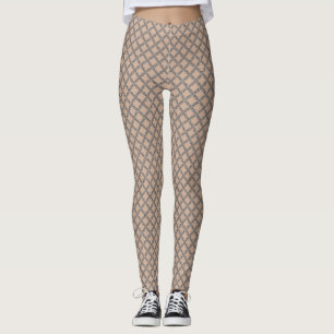 Leggings Medieval Chainmail Silver Pattern