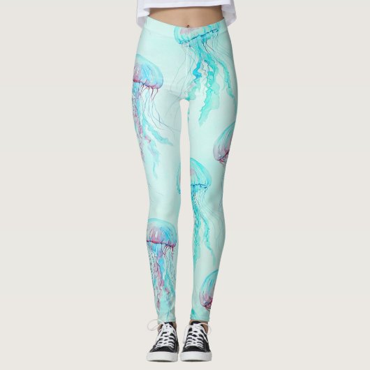 Leggings Medusas en el mar (Voorkant)