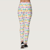Leggings - Meerkleurige Eenden (Achterkant)