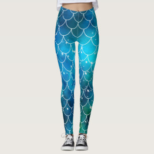 Leggings Mermaid Pattern