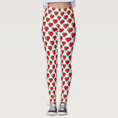 leggings met 8 bits hart (Voorkant)