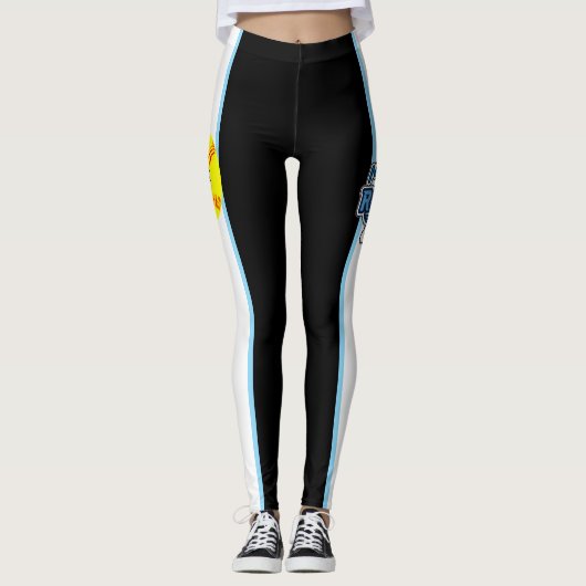 Leggings met aangepast nummer (Voorkant)
