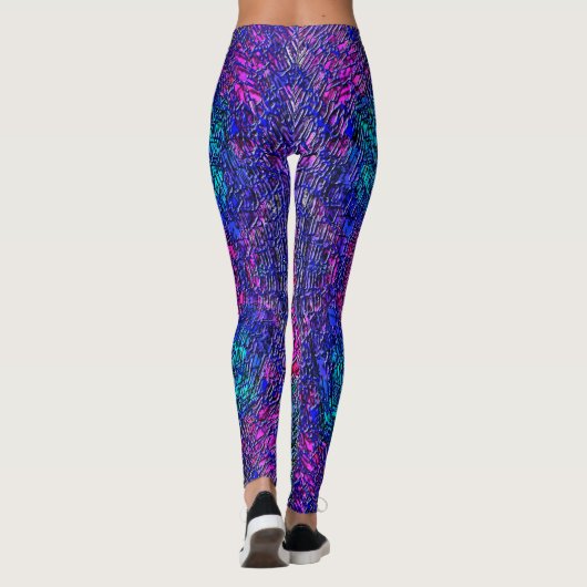 Leggings met abstracte kunst (Achterkant)