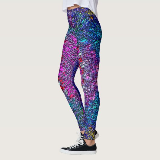 Leggings met abstracte kunst (Links)