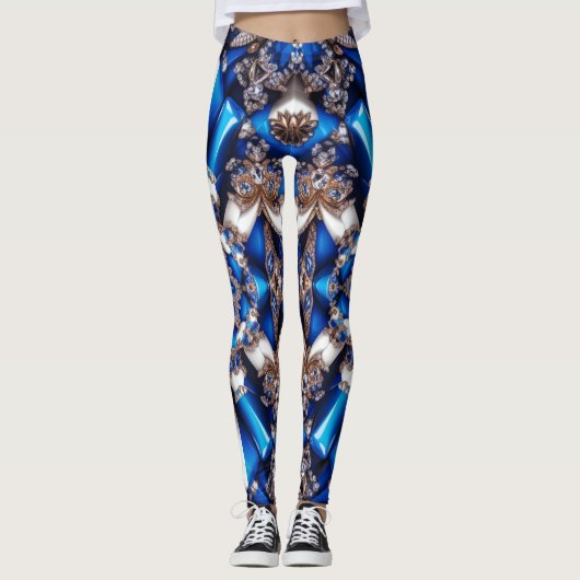 Leggings met Argentijnse kleuren ontwerp (Voorkant)