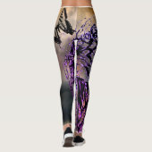 LEGGINGS MET BEHAALDE TIGER EN STORM SKY (Achterkant)