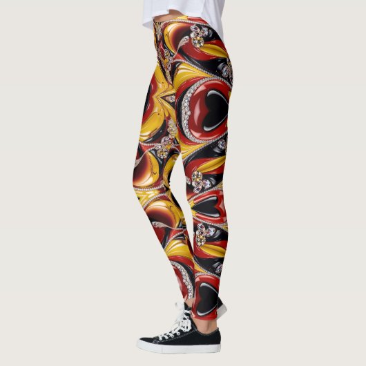 Leggings met Belgisch Kleuren ontwerp (Links)