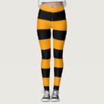 Leggings met bijengeel en zwarte streep<br><div class="desc">Draag gele en zwarte striped Leggings en zijn als een mooi en productief bijen.
Natuur is mijn bron van inspiratie, ik bewonder de schoonheid ervan en dit ontwerp geïnspireerd door bijen, de vrienden van de aarde. Gele en zwarte streep maken de schoonheid BEE JOU.</div>
