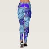 Leggings met blauw (Achterkant)