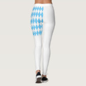 Leggings met blauwe diamanten (Achterkant)