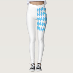 Leggings met blauwe diamanten
