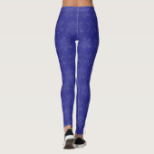 Leggings met blauwe sneeuwvlokken (Achterkant)