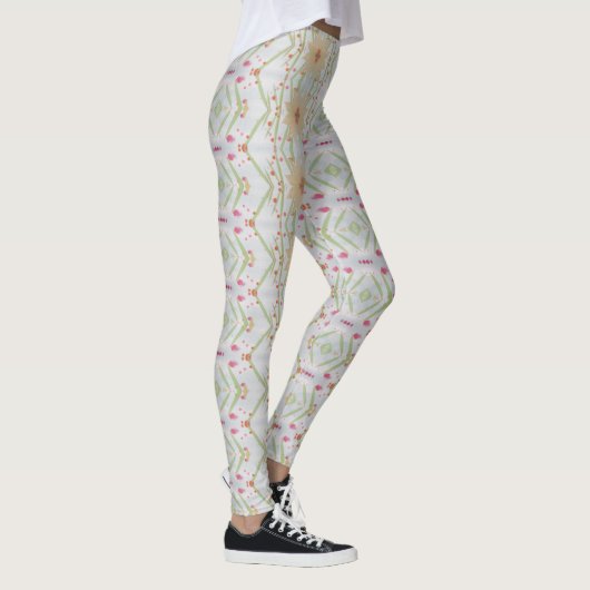 Leggings met bloemenpatroon (Rechts)