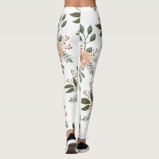 Leggings met bloemenpatroon (Achterkant)