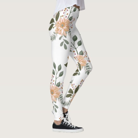 Leggings met bloemenpatroon (Rechts)