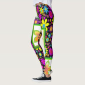 leggings met bloemmotief (Links)