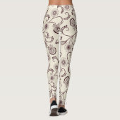 Leggings met bloemmotief (Achterkant)