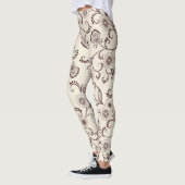 Leggings met bloemmotief (Links)