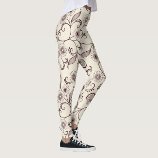 Leggings met bloemmotief