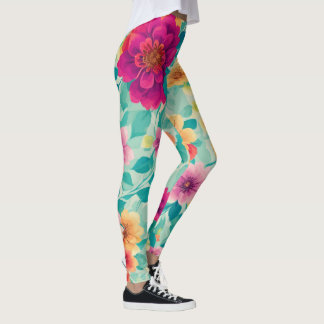 Leggings met bloemmotief