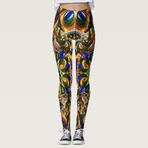 Leggings met Brazilië Kleuren ontwerp