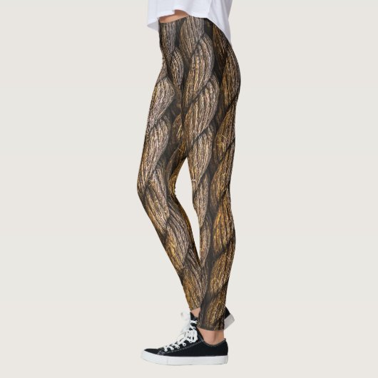 Leggings met bruine helling (Links)