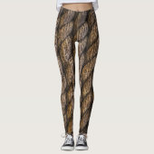 Leggings met bruine helling (Voorkant)