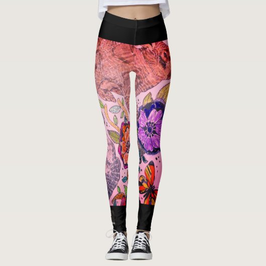 LEGGINGS MET BUNNY IN DE TUIN (Voorkant)