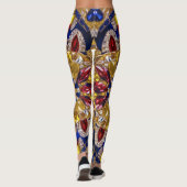 Leggings met Colombia Kleuren ontwerp (Achterkant)