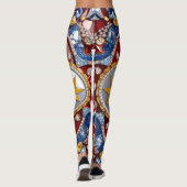 Leggings met Colombiaanse kleuren ontwerp (Achterkant)