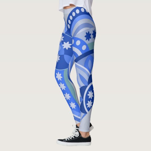 Leggings met creatieve kunst (Links)