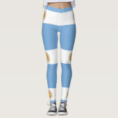 Leggings met de Argentijnse vlag (Voorkant)