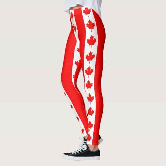 Leggings met de Canadese vlag (Links)