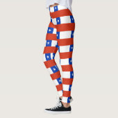 Leggings met de Chileense vlag (Links)