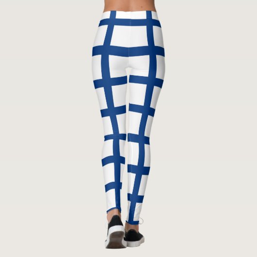 Leggings met de Finse vlag (Achterkant)