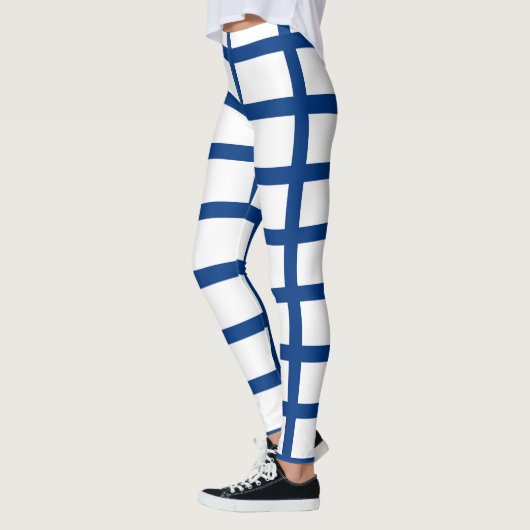 Leggings met de Finse vlag (Links)