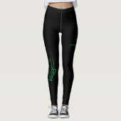 Leggings met de handtekening van Vegan (Voorkant)