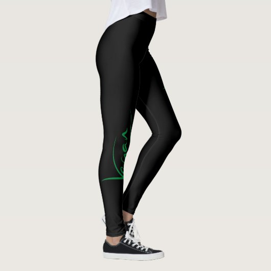 Leggings met de handtekening van Vegan (Rechts)