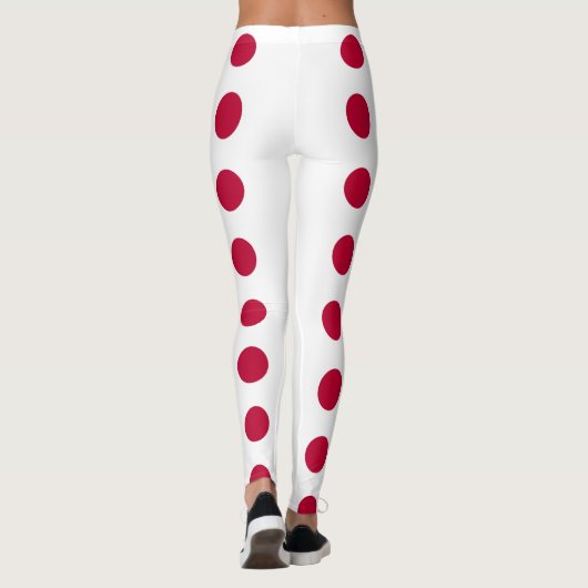 Leggings met de Japanse vlag (Achterkant)