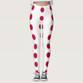 Leggings met de Japanse vlag (Voorkant)