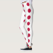 Leggings met de Japanse vlag (Links)