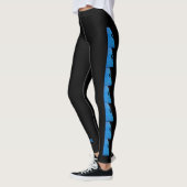 Leggings met de naam Club en de naam van de klimme (Links)