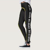  Leggings met de  naam Yellow Pin Stripe (Links)
