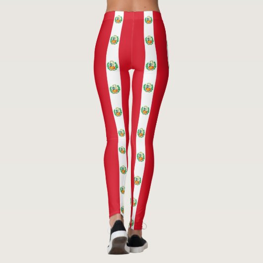 Leggings met de Peruaanse vlag (Achterkant)
