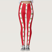 Leggings met de Peruaanse vlag (Voorkant)