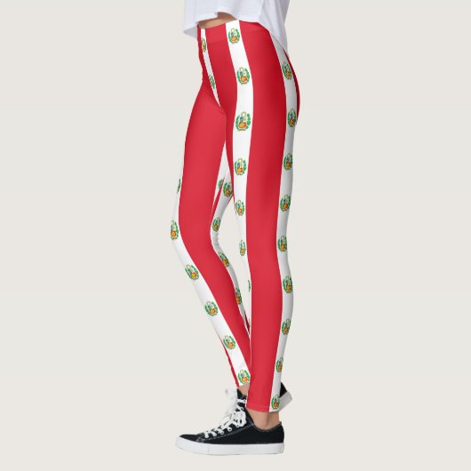 Leggings met de Peruaanse vlag (Links)